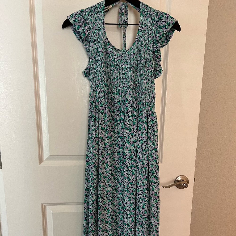 Floral Print Maxi Dress